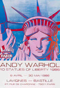frontWarholStatue Advert A4 Photo Print