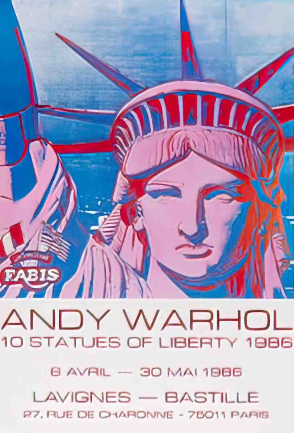 frontWarholStatue Advert A4 Photo Print