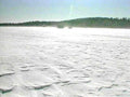 frozen lake ice1980s 1990s A4 Photo Print