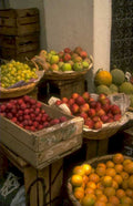 fruit market italy 1980s 1990s A4 Photo Print