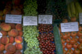 fruit vegetables market 1980s 1990s A4 Photo Print