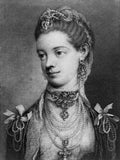 fry Charlotte of Mecklenburg Strelitz Mezzotint Art A4 Photo Print