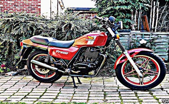 ft500c motorbike A4 Photo Print