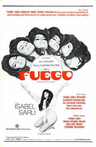 fuego  01 film star poster A4 Photo Print