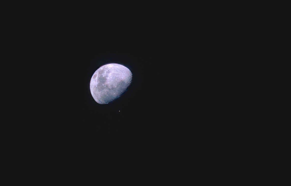 full moon mercury Vintage A4 Photo Print