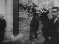 funeral procession wreath1980s 1990s A4 Photo Print