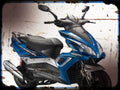 fury 150 A4 Photo Print Motorbike Vintage Aged