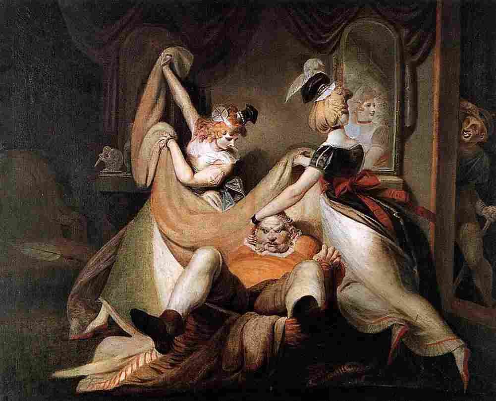fus Falstaff in a Laundry Basket Art A4 Photo Print