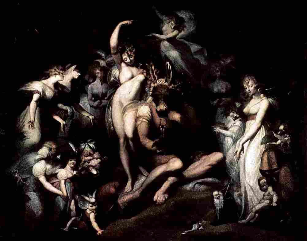 fus The Fairy Queen Titania Caressing the Ass headed List Art A4 Photo Print