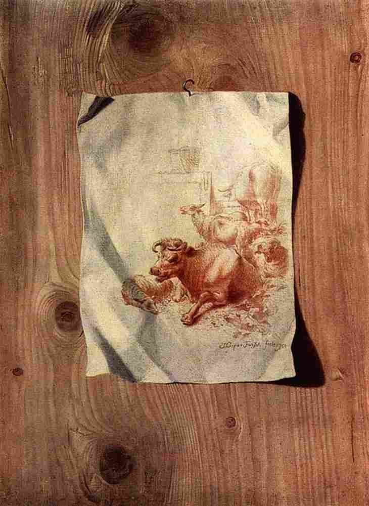 fus Trompe l oeil Art A4 Photo Print