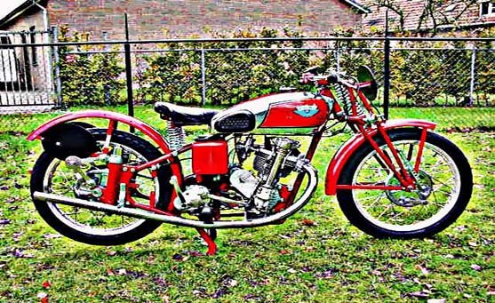 fusi motorbike A4 Photo Print