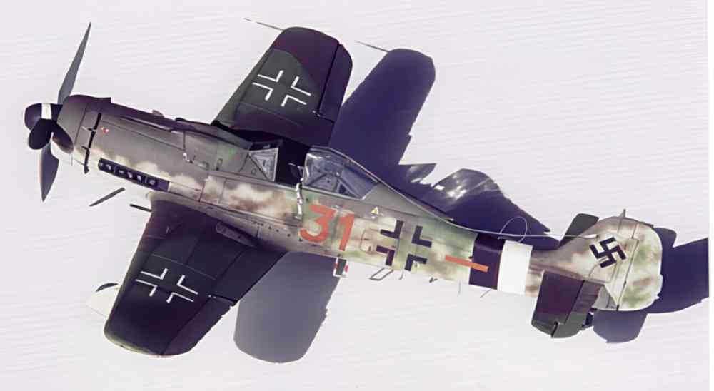 fw 190 combat Vintage world war A4 Photo Print