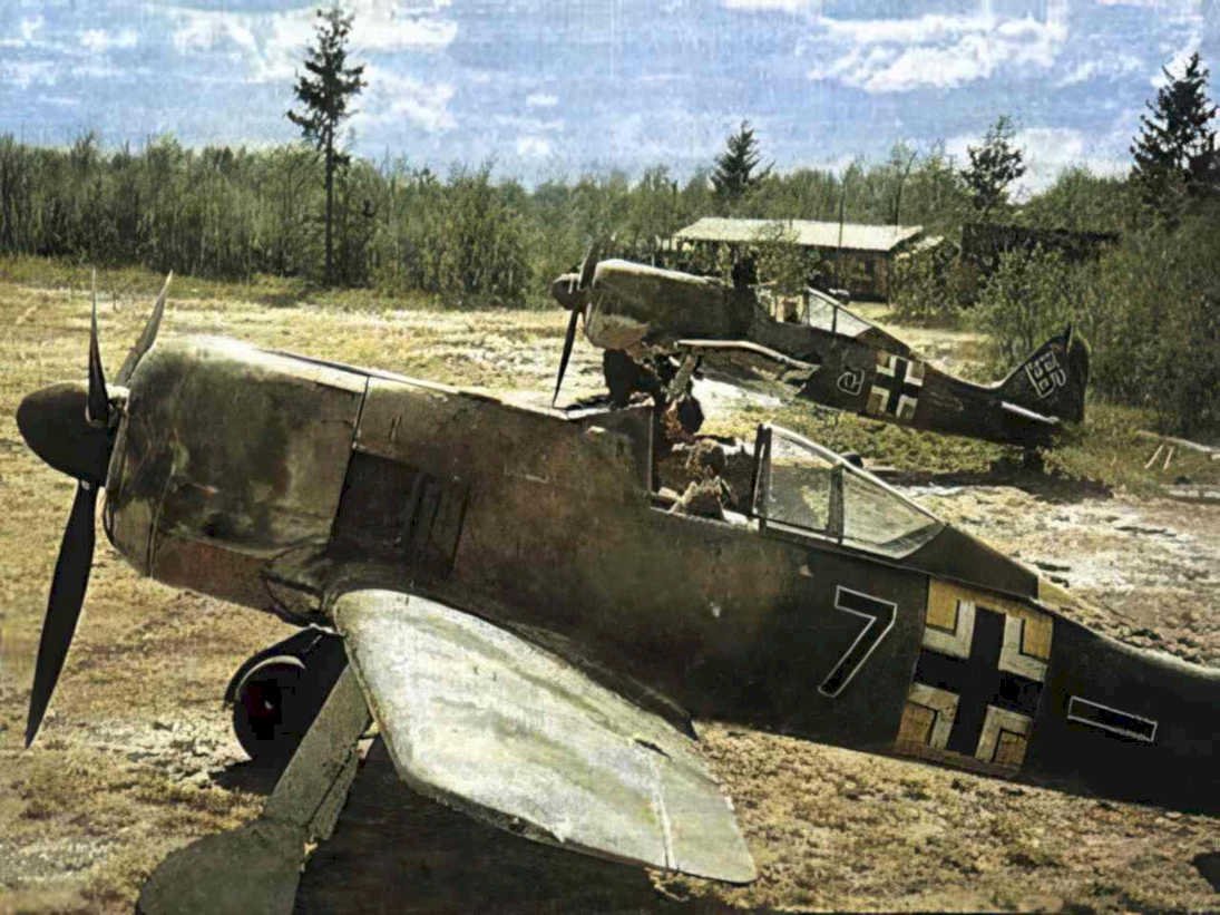 fw 190 seven Vintage world war A4 Photo Print