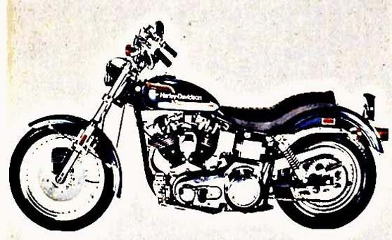 fxe 1200 motorbike A4 Photo Print
