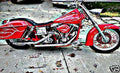 fxe shovelhead motorbike A4 Photo Print