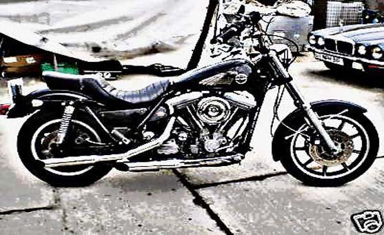 fxr1340 motorbike A4 Photo Print