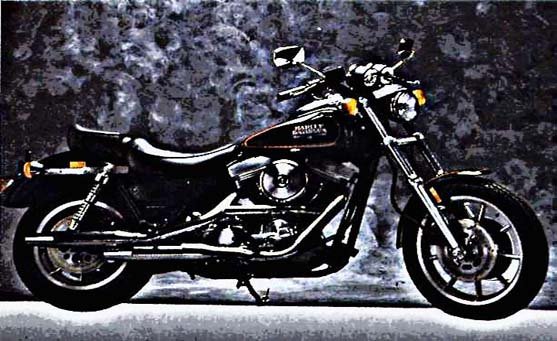 fxrs motorbike A4 Photo Print