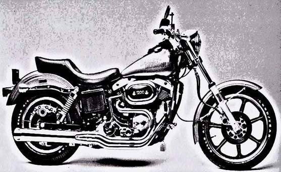 fxs1200 motorbike A4 Photo Print