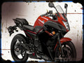fz6r A4 Photo Print Motorbike Vintage Aged