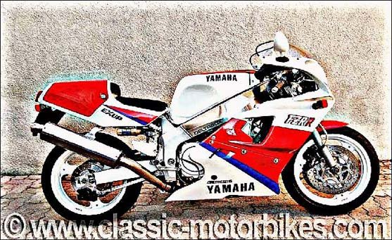 fzr motorbike A4 Photo Print