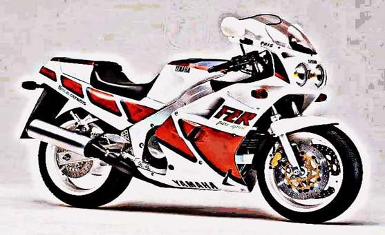 fzr1000 genesis motorbike A4 Photo Print