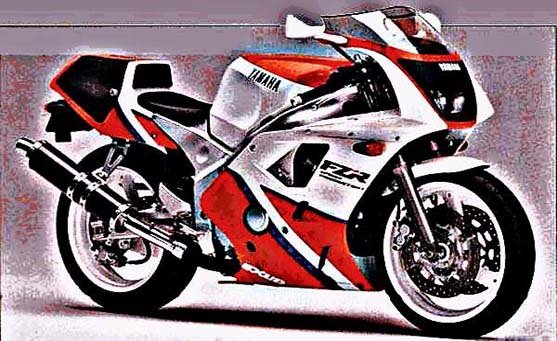 fzr400rr sp exup motorbike A4 Photo Print