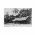 gabon boue haut ogoue shed in the forest sho gp 38 gabon boue haut ogoue hangar dans la foret ed s Vintage A4 Photo Print