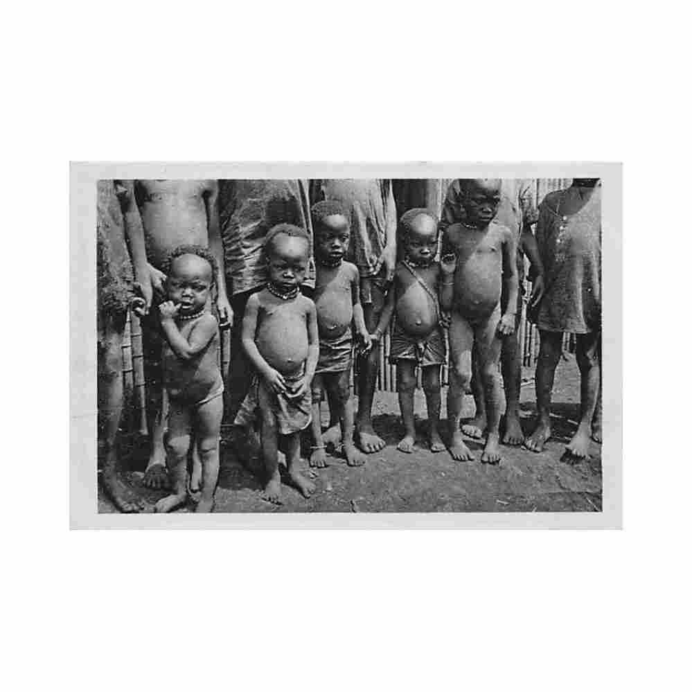 gabon enfants a lambarene ed r begue 32 Vintage A4 Photo Print