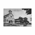gabon libreville la cathedrale saint pierre et le bureau du cable ed bloc 32 Vintage A4 Photo Print
