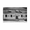 gabon ogoue a cefa store in lambarene cefa gabon ogoue un magasin cefa a lambarene ed cefa Vintage A4 Photo Print