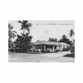 gabon port gentil le cafe du wharf ed bloc freres 10 Vintage A4 Photo Print