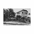 gabon port gentil le palais du gouverneur ed bloc 25 Vintage A4 Photo Print
