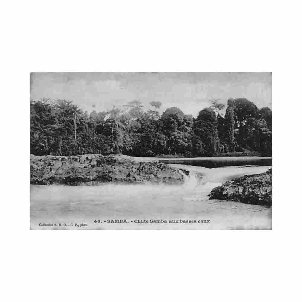 gabon samba chute samba aux basses eaux ed sho 46 Vintage A4 Photo Print