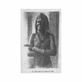 gabon vieux chef de la tribu des akele ed inconnu Vintage A4 Photo Print