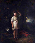 gai A Boy with a Cat main Art A4 Photo Print