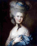 gai Lady in Blue Art A4 Photo Print