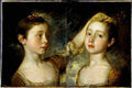 gai Mary and Margaret Gainsborough Art A4 Photo Print