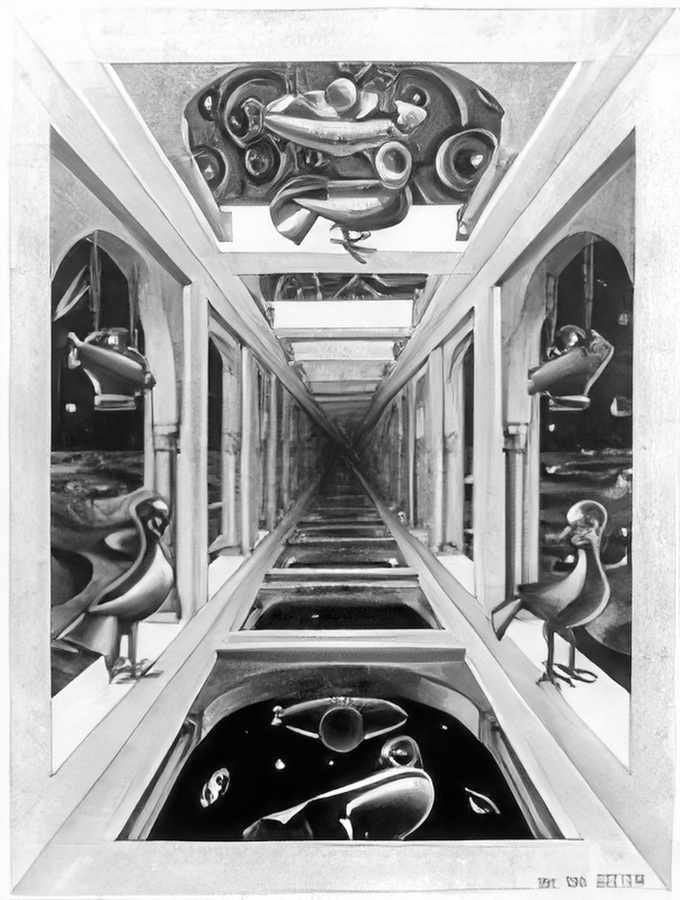 gallery mc escher 1946 A4 Photo Print