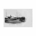 gambia bathurst loading the groundnuts Vintage A4 Photo Print