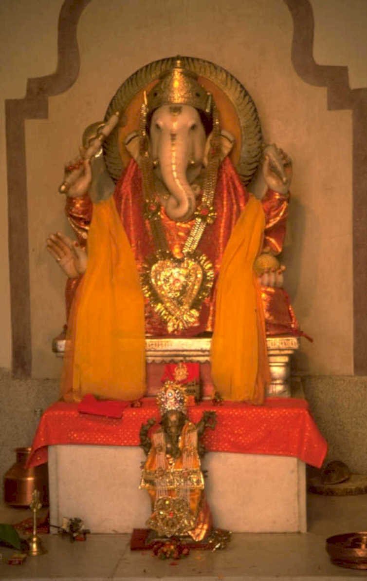 ganesha shrine temple 1980s 1990s A4 Photo Print