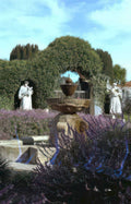 garden fountain statues Vintage A4 Photo Print