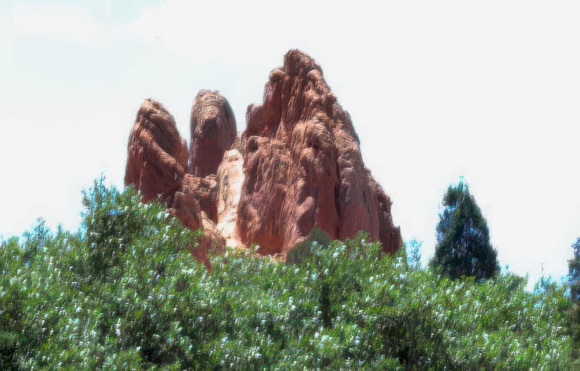 garden gods 2012 Vintage A4 Photo Print