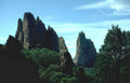 garden gods pikes 3 Vintage A4 Photo Print