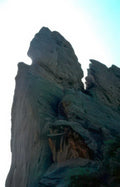 garden gods pikespeak 4 Vintage A4 Photo Print