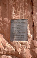 garden gods plaque Vintage A4 Photo Print
