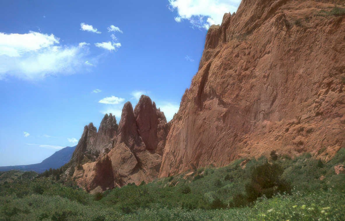 garden gods rocks 10 Vintage A4 Photo Print