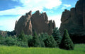 garden gods rocks 2 Vintage A4 Photo Print