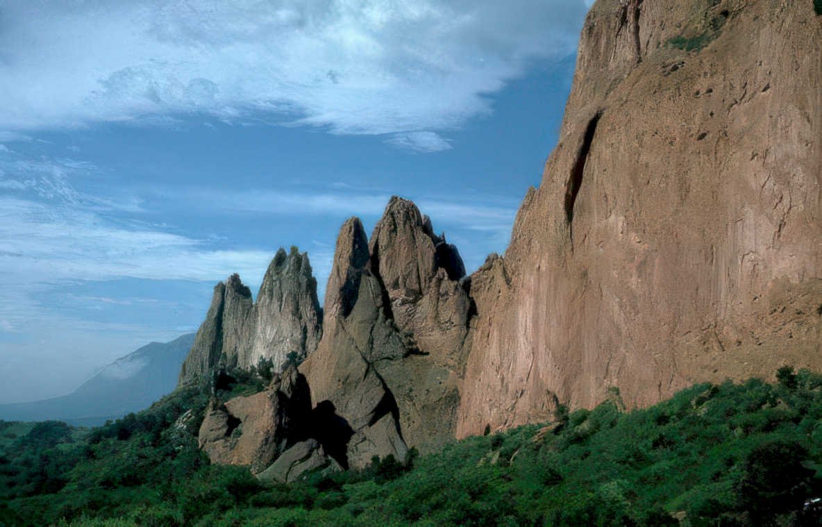garden gods rocks 5 Vintage A4 Photo Print