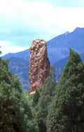 garden gods sawtooth Vintage A4 Photo Print