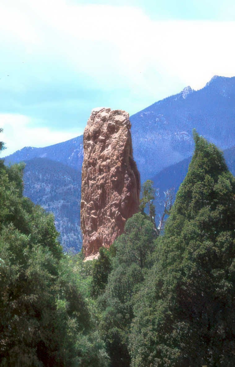 garden gods sawtooth Vintage A4 Photo Print